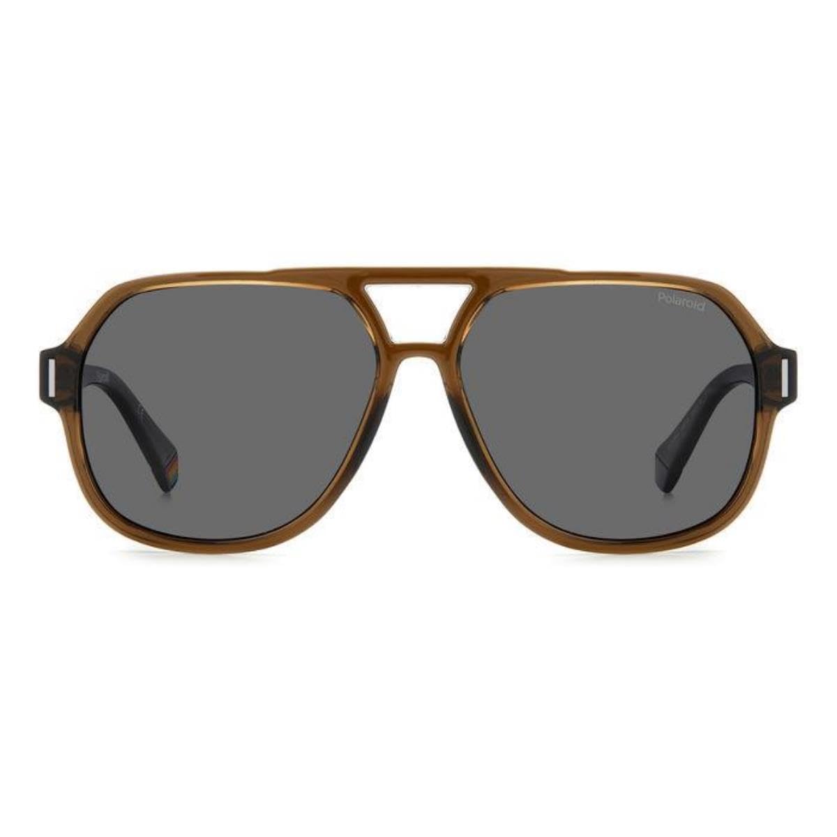 POLAROID Brille PLD 6193/S Größe 57-14 mm Braun polarisiert