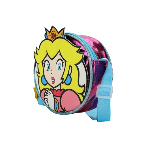 super mario brothers princess peach 5534 crossbody bag