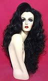DIANA ROSS WIG Black Drag Queen Lace Front Wig 1980s 90s Long Mermaid Curly Wavy Handmade Blonde...