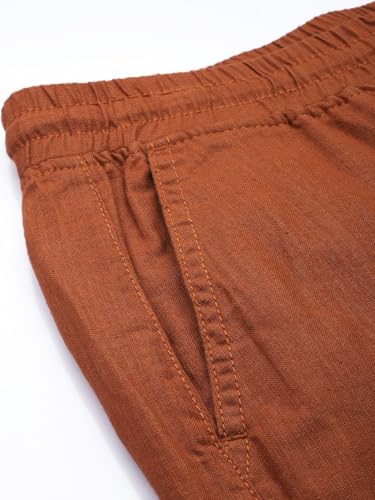 Image of THE Indian Garage CO Men Linen Jogger Trouser