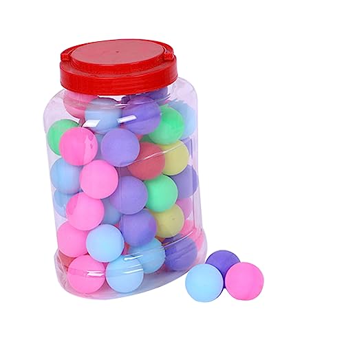 Happyyami 60Pcs Pong Balls for Training Random Colors Enhanced Control for Competitive Play for and Fun Party Games