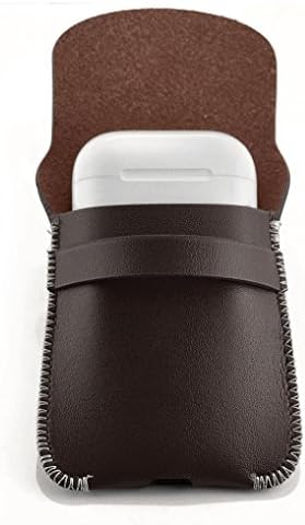 MNtech NEW Luxury Premier Leather Hang Protective Case Cover Pouch For Apple Airpods