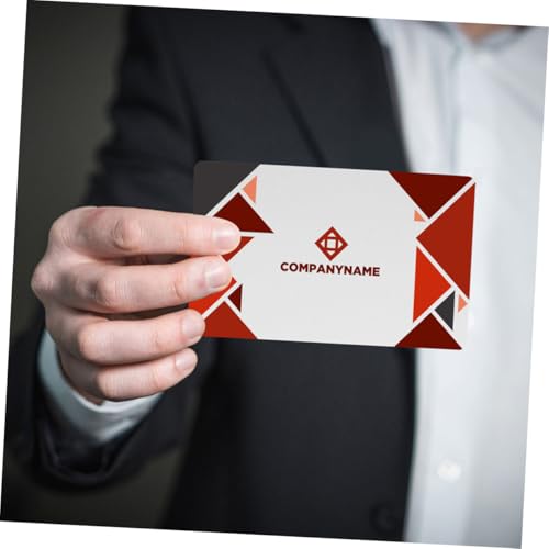 Tarjetas de presentación metálicas en blanco para crear tarjetas de visita elegantes y únicas 6