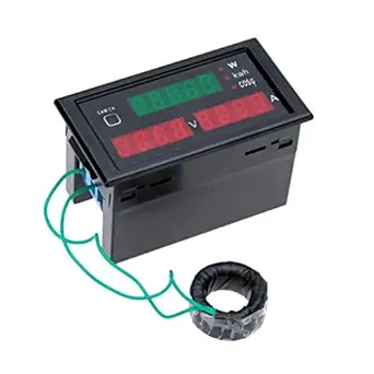 Magideal RC_53008134 AC80 300V 100A Digital LED Amp Volt Meter Power Electric Energy Tester and Ct