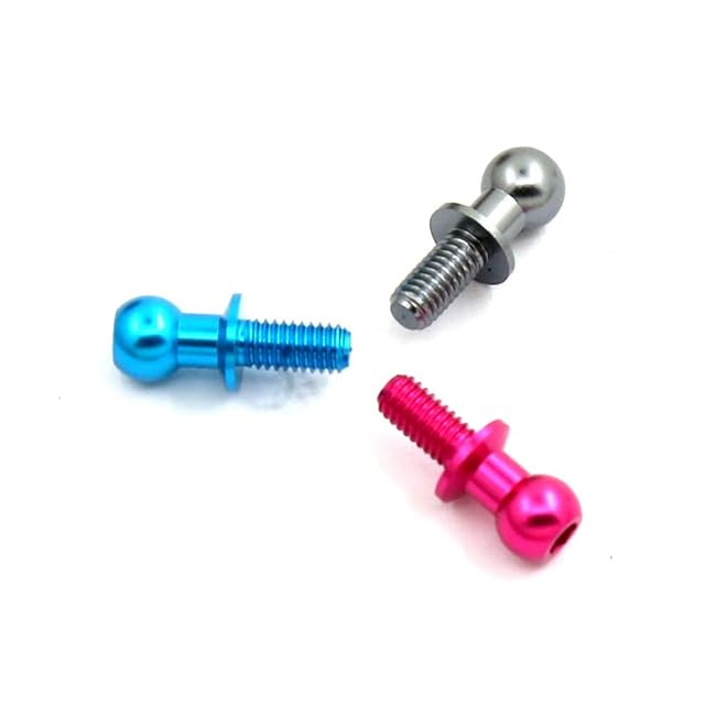 Foto 2 de 6 de Kueohse 10 tornillos hexagonales de metal M3 para TT01 TT02 D5 1/10 RC Drift Auto Partes Universal