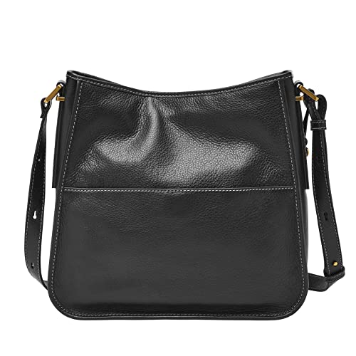 Fossil Women's Heritage Leather Hobo Purse Handbag #TOP1