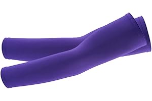 TopTie Light Purple Mesh Arm Sleeves