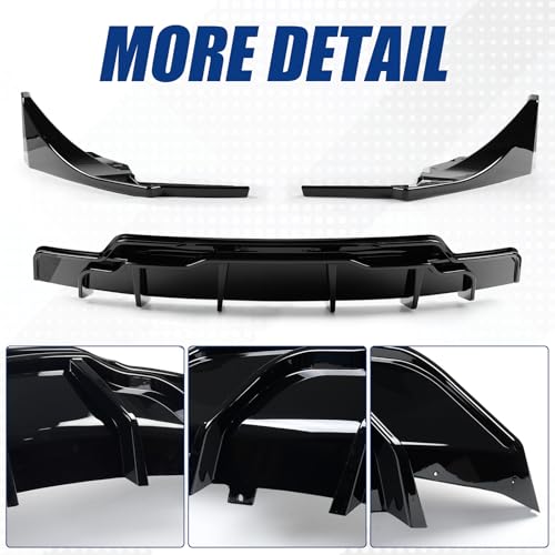 Rear Diffuser for 2017-2023 Tesla Model 3 Gloss Black by YESENTECH - Used condition - Image 3