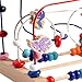 EHJRE Bead Maze Toy Montessori Toy Birthday Gifts Fine Motor Skills Preschool Learning Toy Colorful Roller Coaster Kids Boys Girls