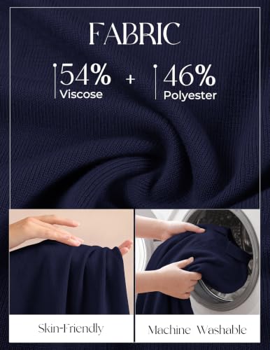 PJ PAUL JONES Polo para Hombre de Punto Ligero con Cuello, Manga Larga, Corte Regular, para Otoño e Invierno, Uso Casual, Negocios, Trabajo y Golf miniatura 4