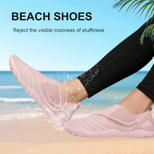 Image of Voyabarefoot Shoes for Women Men 2026 Upgrade Wide Toe Box Barefoot Hiking Sandals,Non-Slip Adjustable Water Shoes for Beach Walking Travel, Comfortable Slip On Walking Shoes