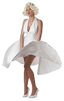 Marilyn Monroe Deluxe White Halter Dress Costume X-Large