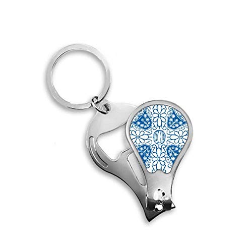 Coupe-ongles de pieds pour ongles épais avec motif Talavera bleu antidérapant