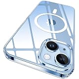 [Upgraded] for iPhone 14 Plus Case MagSafe Clear, [Strong Magnet] [Non-Yellowing] [Shockproof Milita