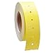 Yellow Labels with No Tamper Proof Slits to fit Towa® GS Series/Halmark/Century Price Guns 16 Pack (Free Ink roll Included)