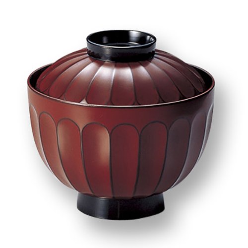 Amazon.co.jp: 能村漆器店 越前塗 菊割 吸物椀 古代根来 1客 12-00604
