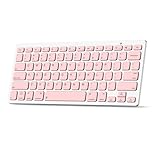 Wireless Computer Keyboard, Bluetooth Keyboard for iPad 10th, 9th, 8th Gen, iPad Pro 12.9/11/10.5/9.7 in, iPad Air/Mini, Mac, MacBook, iMac, Tablets, PC Desktop Laptop - Office Accessories Supplies