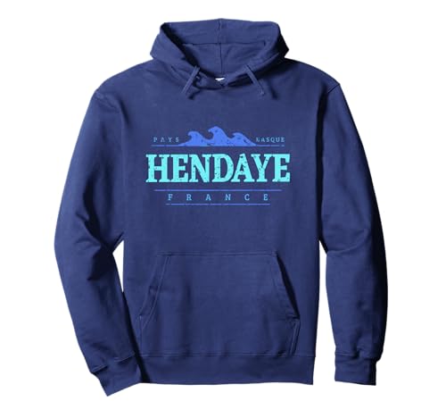Hendaya Francia | Hendaya Paga Costa de Francia Vasca Sudadera con Capucha
