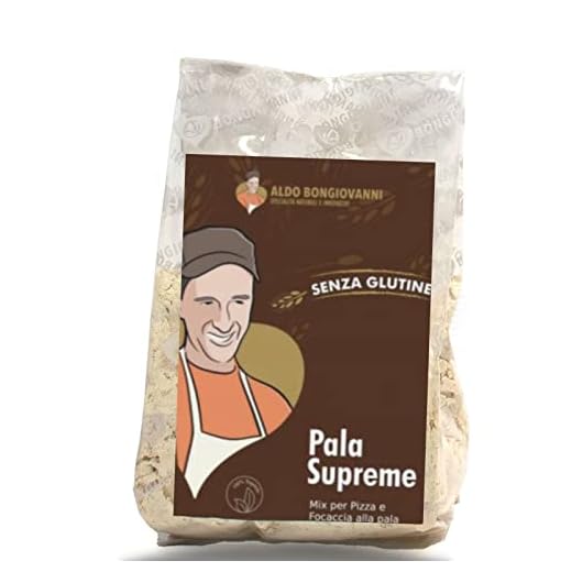 BONGIOVANNI FARINE E BONTA' NATURALI Pala Supreme Farina di Avena, Mandorla e Sorgo per Focaccie e Pizza alla Pala, Farina Senza Glutine Conf da 350 gr