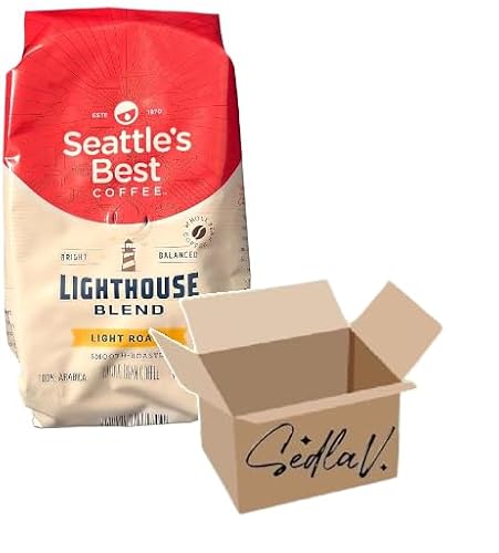 SEDLAV Bundle Seattle's Best Lighthouse Blend Whole Bean Coffee