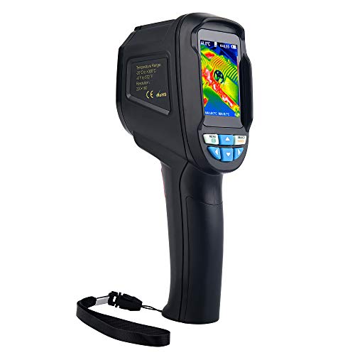 Thermal Imaging Camera-Handheld Infrared Camera with Real-Time Thermal Image,Infrared Image Resolution 220 x 160-Temperature Measurement Range -20°C-300°C,IR Thermal Imager,Hti-Xintai