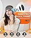 Perytong 2-Pack Sleeping Headphones Bluetooth Headband, Wireless Headband Headphones with Ultra-Thin Speakers, Comfortable for Side Sleepers, Running, Adults, Unisex, One Size