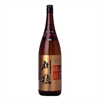 刈穂酒造 【日本酒】刈穂 山廃純米 超辛口 1800ml