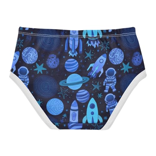 Girls' Underwear Space Astronaut Blue Toddle Brief Panties 23038882