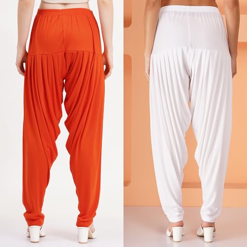 Image of Buy That Trendz Patiala Salwar for Women Relaxed Fit Viscose Patiyala Salwar Harem Bottom Pants