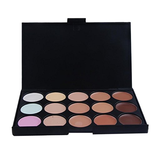 DATEWORK Professional 15 Concealer Camouflage Foundation Makeup Palette Foundation Cream Highlighter For Face