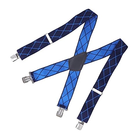 Cerlingwee Boys Suspenders, Elastic Flexible Suspenders Light Weight for Home for Outdoor for Room(navy blue) Cover