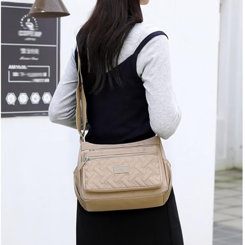 Large Capacity Crossbody Bag - Water-Resistant Nylon Messenger, with Adjustable Strap, Water-Resistant Daypack3