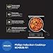 Philips Viva Collection HD4928/01 2100-Watt Induction Cooktop, Soft Touch Button with Crystal...