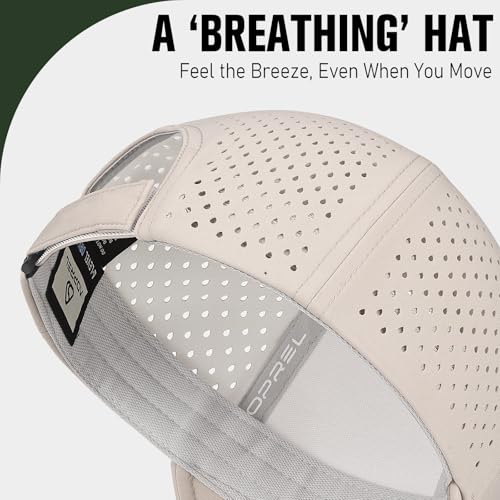 Image of AOPREL Baseball Cap Breathable Mesh Golf Hat Quick Dry Adjustable Baseball Hats for Men and Women Sport Running Workout