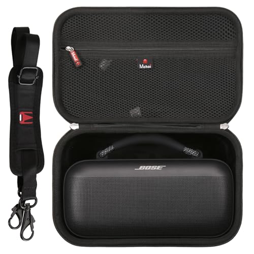 Mchoi Hard Travel Case for Bose SoundLink Max Portable Speaker, Shockproof Portable Speaker Case with Shoulder Strap