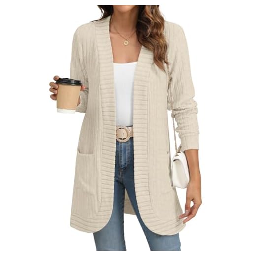 25 Minimalist Casual Outfits for Everyday Wear for Women Open Front Cardigan