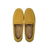 Women's Lightweight Knitted Loafers Casual Flat Shoes Comfortable Boat Shoes Flat Bottomed Breathable Shoes-Ginger-8.5