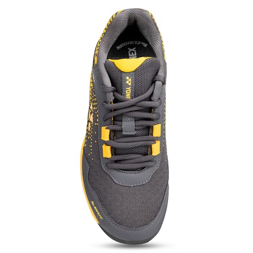 Image of YONEX Velo 100-i Badminton Shoes | Made in India | Ideal for Badminton,Squash,Table Tennis,Volleyball | Non-Marking Sole | TRU Cushion | Ergo Shape | Hexagrip |