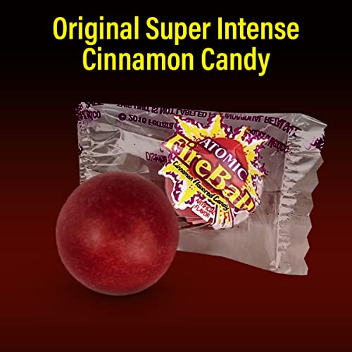 Atomicfireballs – Sweet And Spicy Bulk Candy – Medium Size Individually Wrapped Hard Candy – Pack Of 2 Lb, Red Candy – Fireball Candy Bag With Intense And Fiery Cinnamon Flavors #TOP3