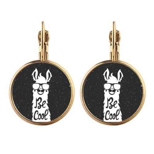 Boucles d'oreilles clip or alpaga sans oreilles percées Be Cool