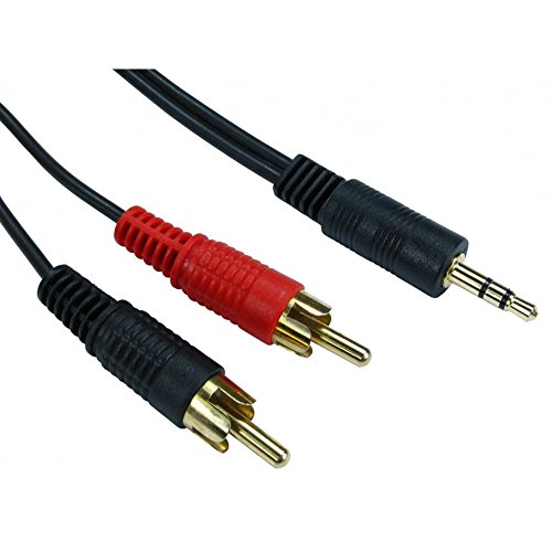 Rhinocables - Cavo audio AUX stereo, da spinotto jack maschio 3,5 mm a connettor Rhinocables - Cavo audio AUX stereo, da spinotto jack maschio 3,5 mm a connettor
