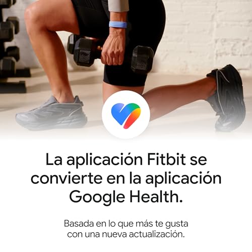 Google Fitbit Charge 6 Pulsera de actividad con 3 meses de suscripción al servicio Google Health Premium incluidos, 7 días de batería, Google Wallet y Maps, Coral/Aluminio Oro Champagne
