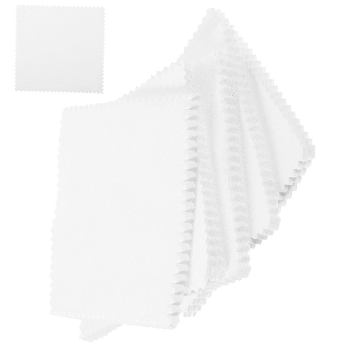 OUNONA 3 Set Panno Per Pulizia Gioielli Suede Per Lucidare E Gioielli Utensili 100 Pezzi*3