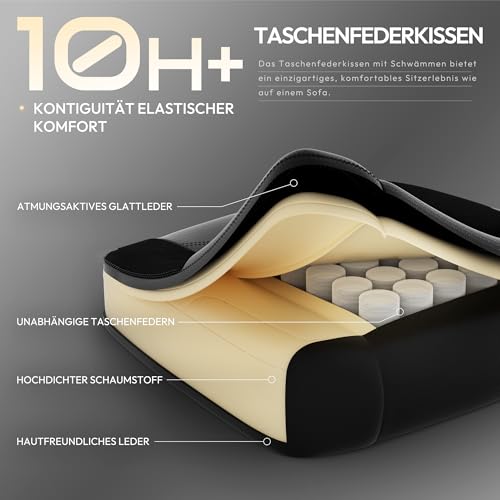 Sedia da gaming, ergonomica, in pelle PU con supporto lombare, sedia PC con schienale allargato, portata fino a 150 kg, colore giallo - Sedia gaming - Immagine 7