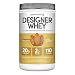 Designer Whey Premium Natural 100% Whey Protein, Vanilla Almond, 1.9 lb