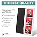 pbf PHOTO BOOTH FRAMES 2x6 Magnetic Picture Frames for Refrigerator | 2 x 6 Clear Magnetic Vinyl Frames for Photo Strips for Fridge (100-Pack)