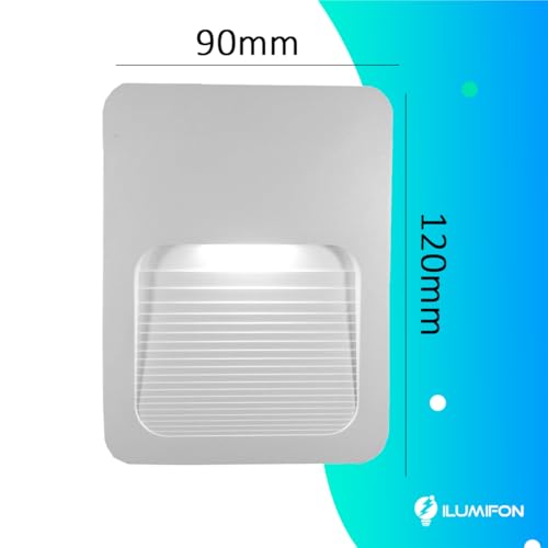 Balizador de Parede IP65 LED 2W 4x2 Externa e Interna BRANCO QUENTE (BRANCO)