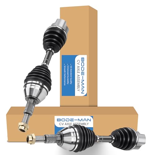 Bode-man Pair 2 Front CV Axle Shafts for 1997-2003 Chevy Malibu for 2004-2005 Malibu Classic 2.2L for 1999-2005 Pontiac Grand AM w/Auto Trans. and 1999-2004 Alero w/Auto Trans.