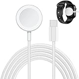 Ya en manzanajugosa.com: argtnayk - Cargador para Apple Watch, cargador inalámbrico PD interfaz, cable de carga trenzado para Apple Watch Series 11/10/9/8/7/6/5/4/3/2/Ultra/SE, compatible con coche y viajes