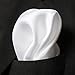 Royal Silk Fine White Silk Twill Pocket Square 100% Silk - Full-Sized 17